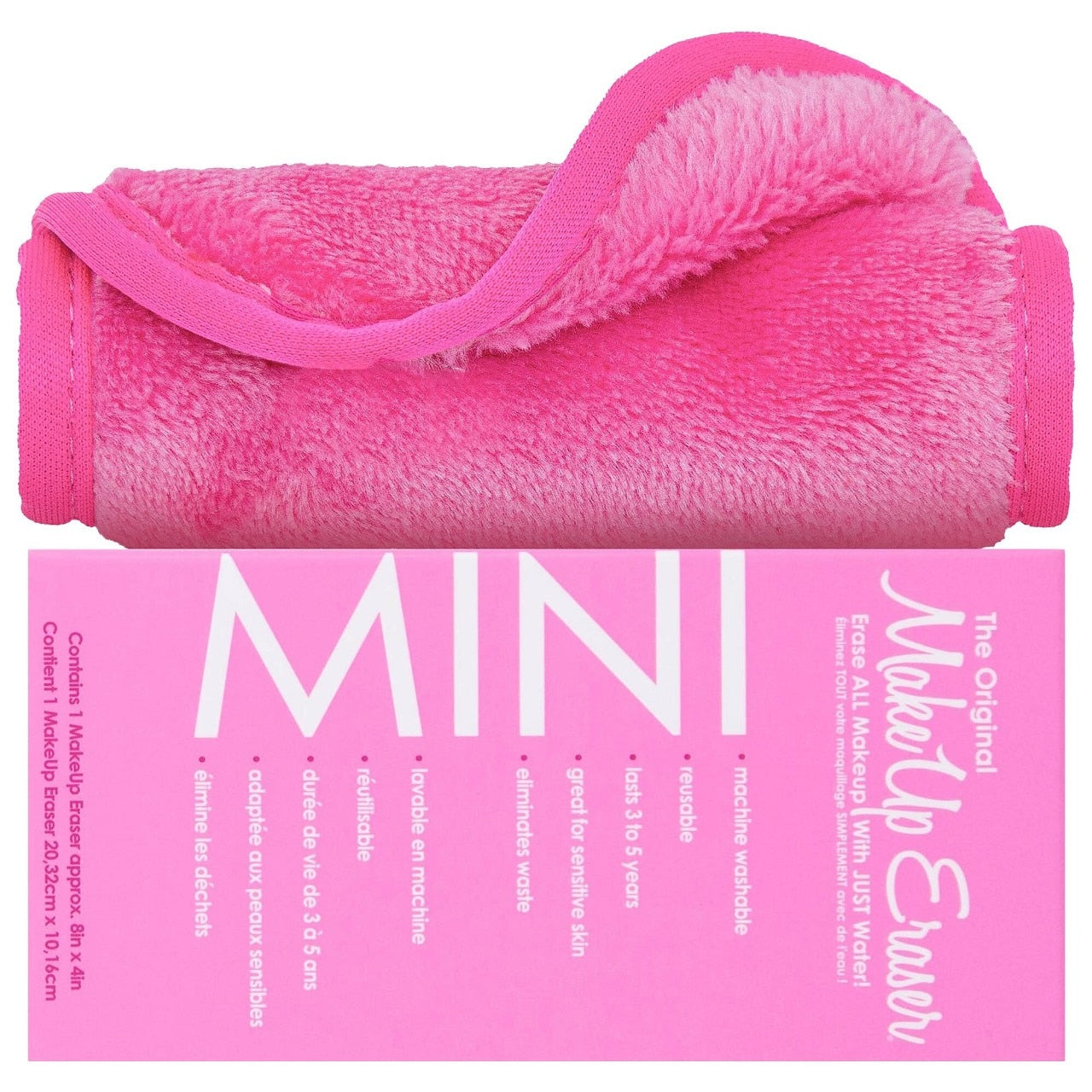 Mini Pink Reusable MakeUp Eraser