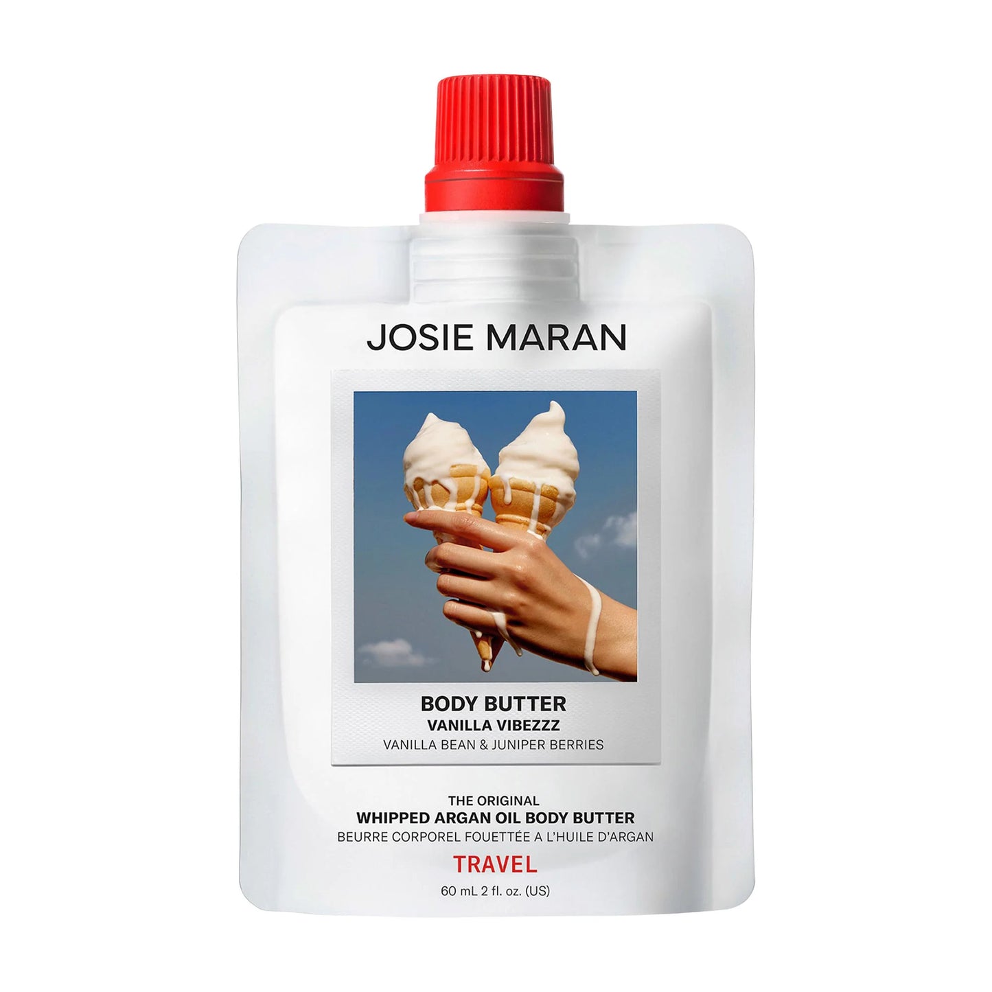 Vanilla Vibezzz   Whipped Argan Oil Refillable Firming Body Butter Jar