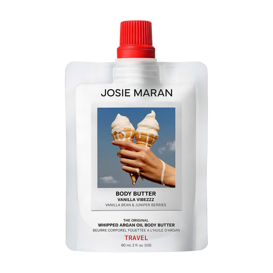 Mini Vanilla Vibezzz   Whipped Argan Oil Refillable Firming Body Butter