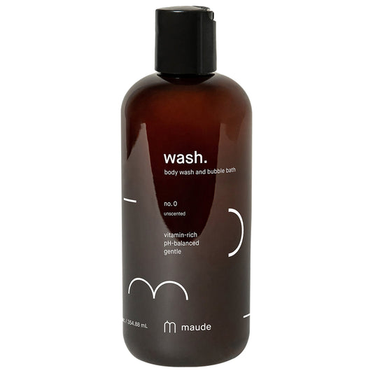 Wash   pH balanced body wash and bubble bath
