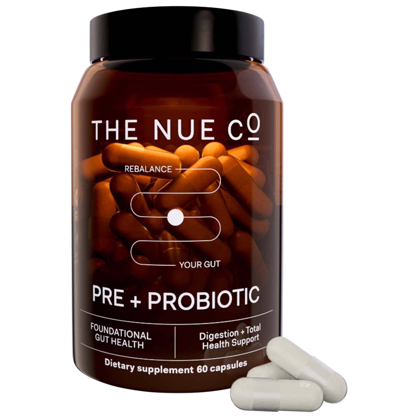 Prebiotic + Probiotic Vegan Gut Microbiome Supplement