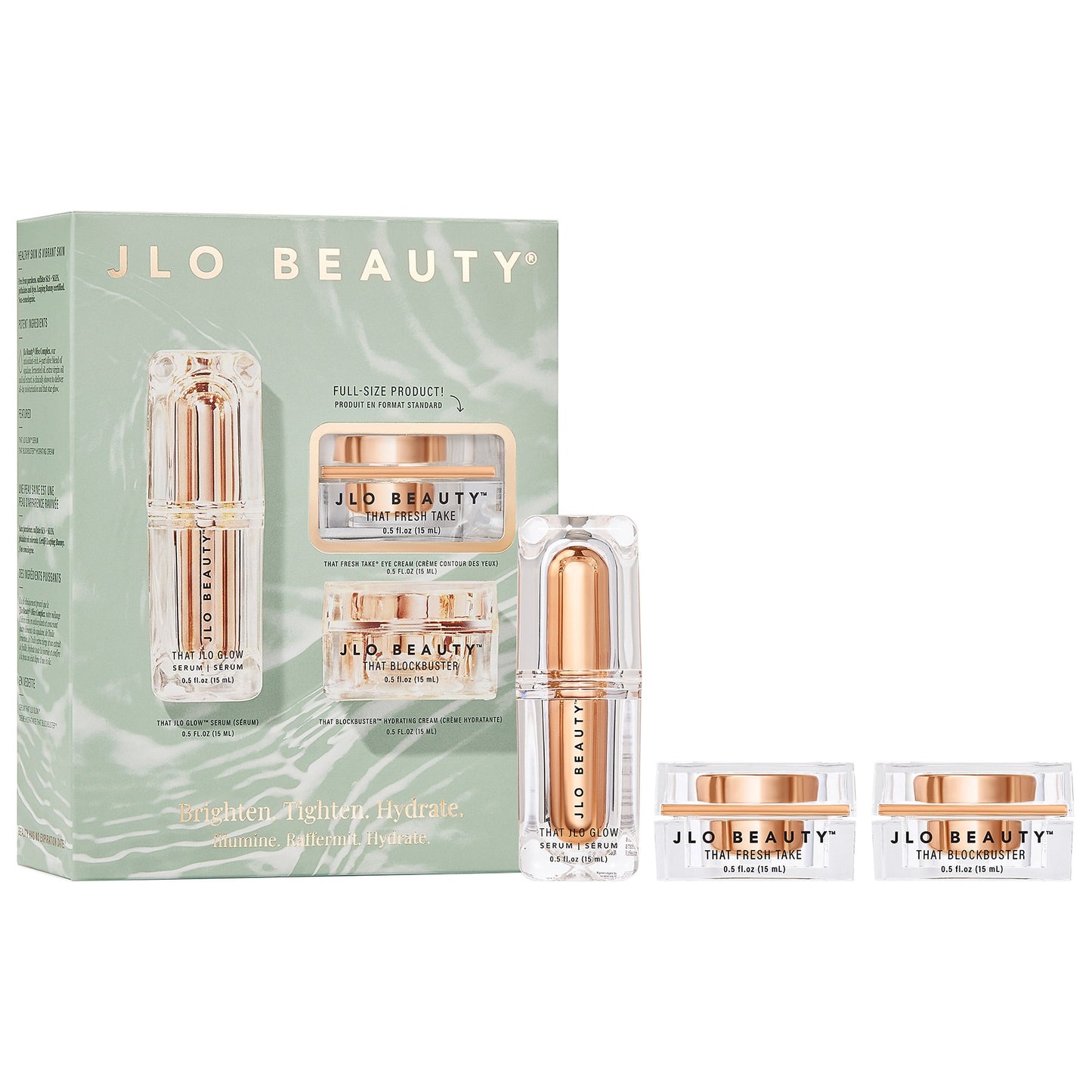 Brighten. Tighten. Hydrate. 3 Piece Set