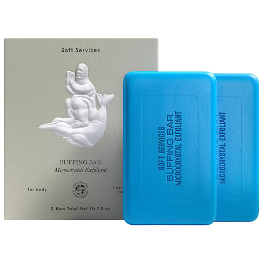 Buffing Bar Exfoliating Body Bar for KP and Ingrown Hair (2 pack)