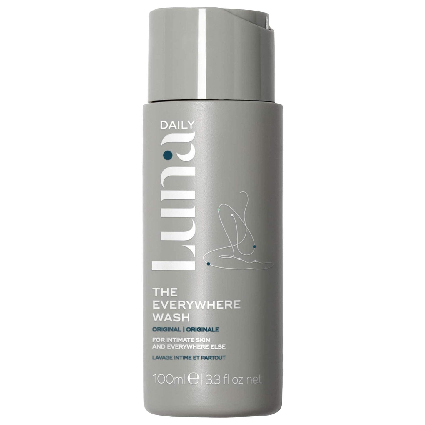 The Mini Everywhere Wash   pH balancing with Prebiotics + Vitamins C+E for All Skin