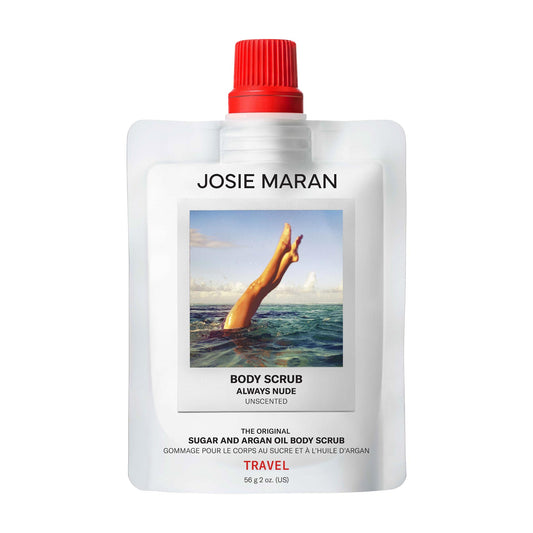 Mini Always Nude (Unscented)   Argan Oil + Sugar Balm Refillable Exfoliating Body Scrub