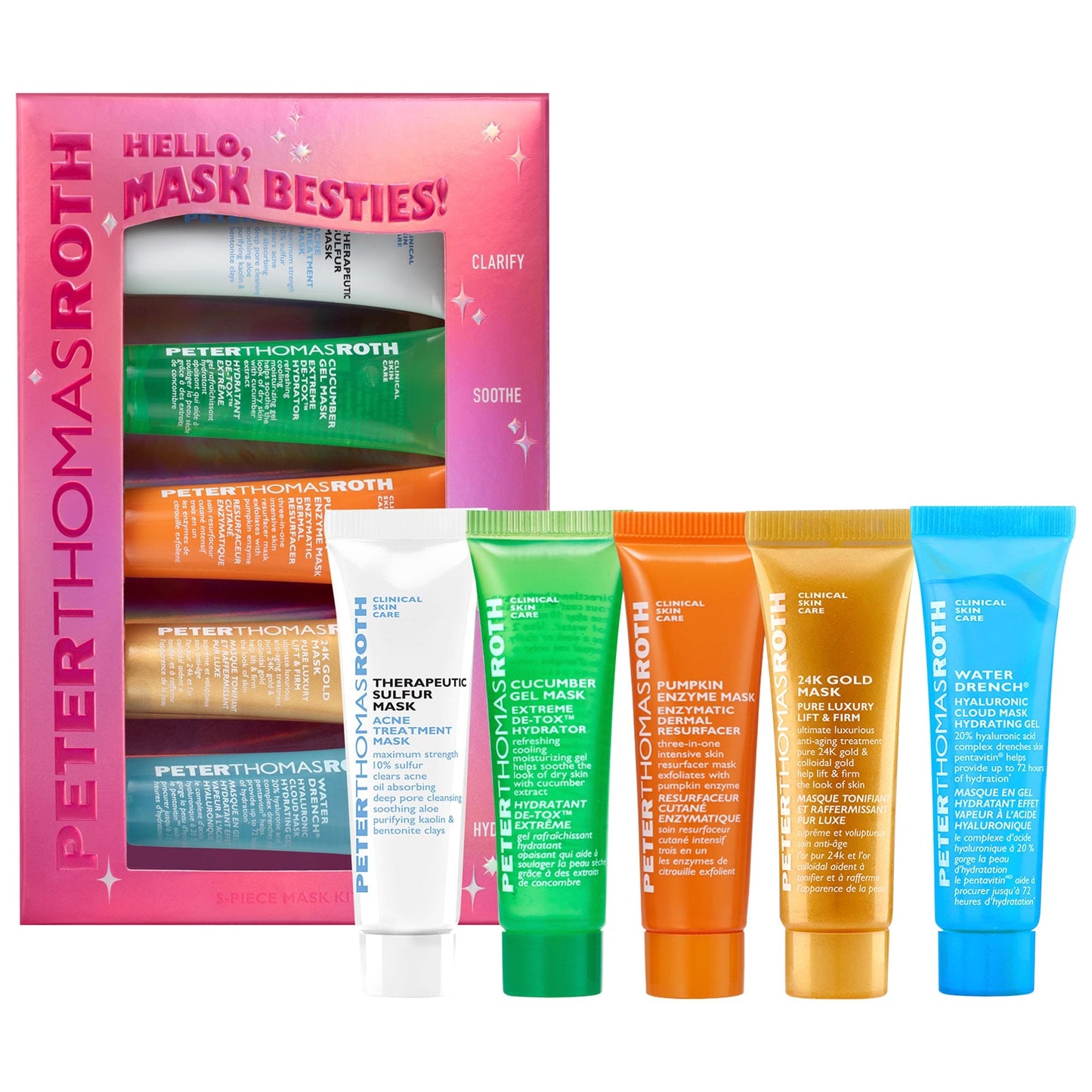 Hello, Mask Besties! 5 Piece Mask Kit