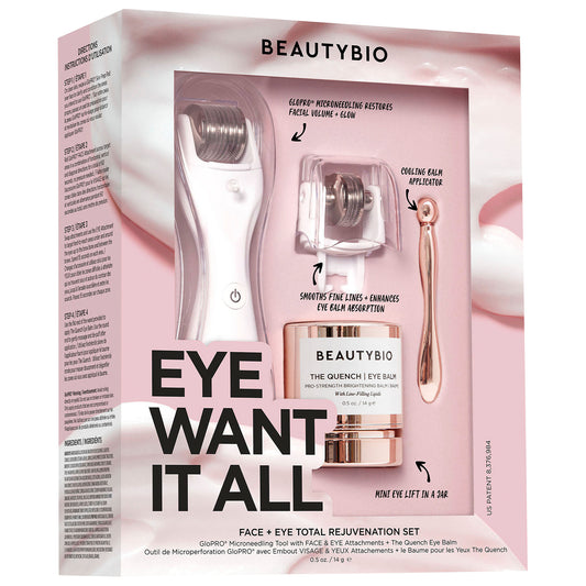 Eye Want It All Face + Eye Microneedling Set