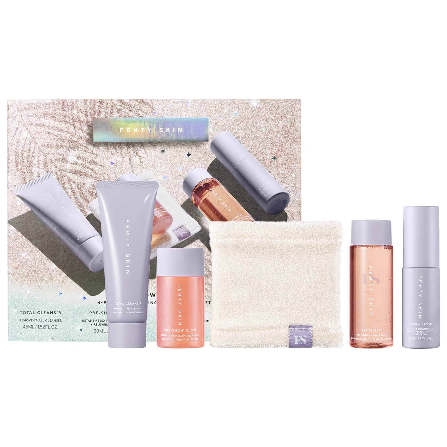 The Glow Around 4 Piece Travel Skincare Essentials Set