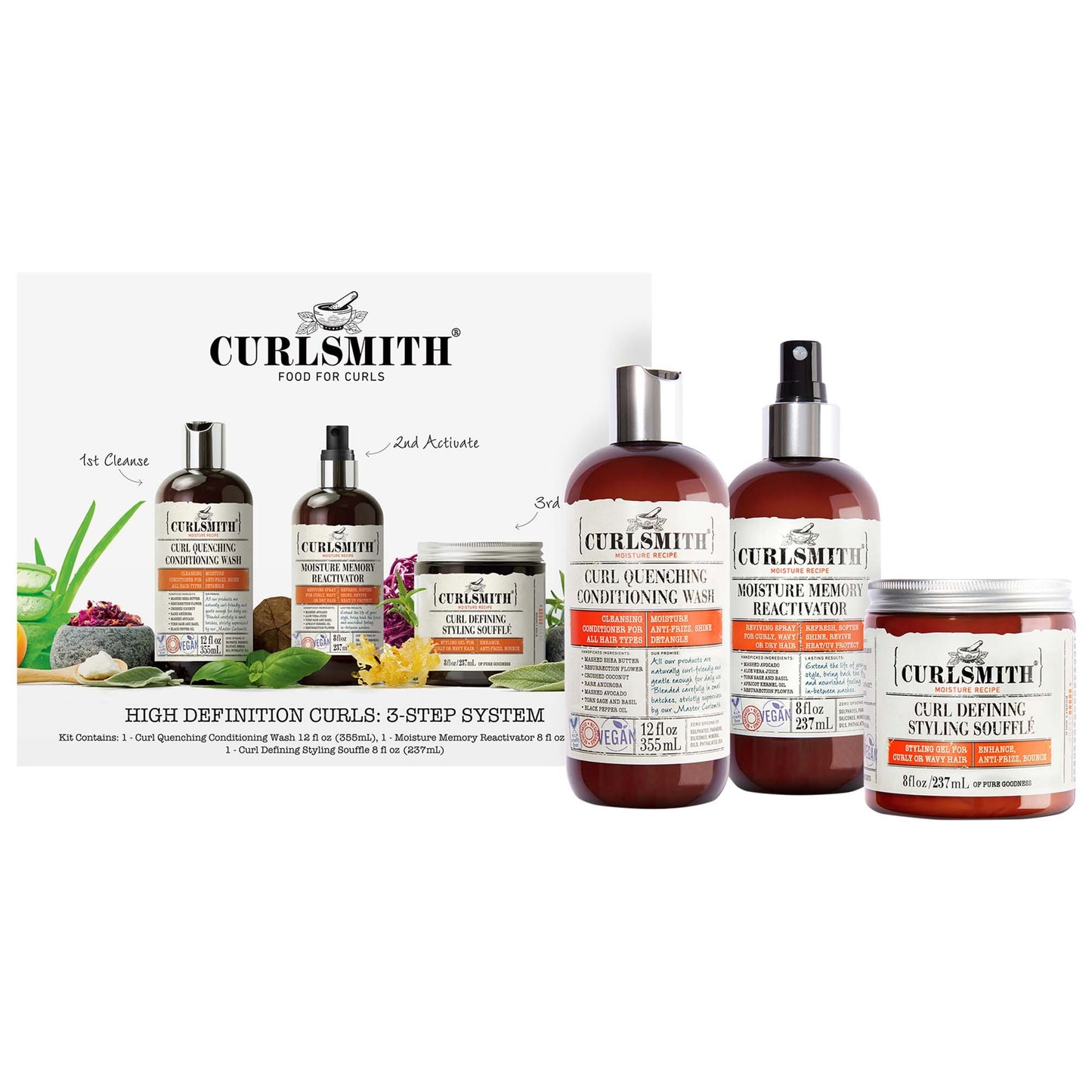 High Definition Curls 3  Step Hair Set