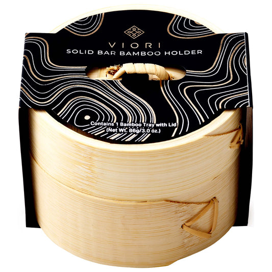 Hair Shampoo & Conditioner Bamboo Bar Holder