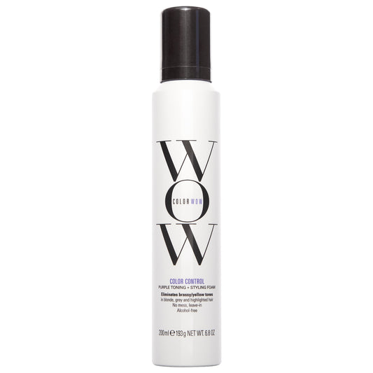 Color Control Purple Toning + Styling Foam for Blonde Hair