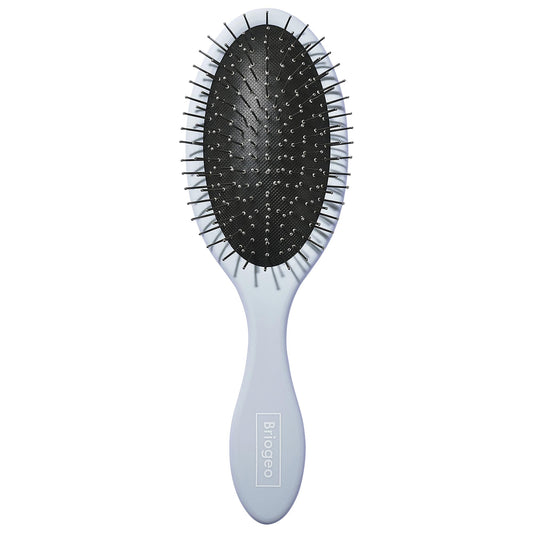 Detangle + Massage Metal Tip Paddle Brush