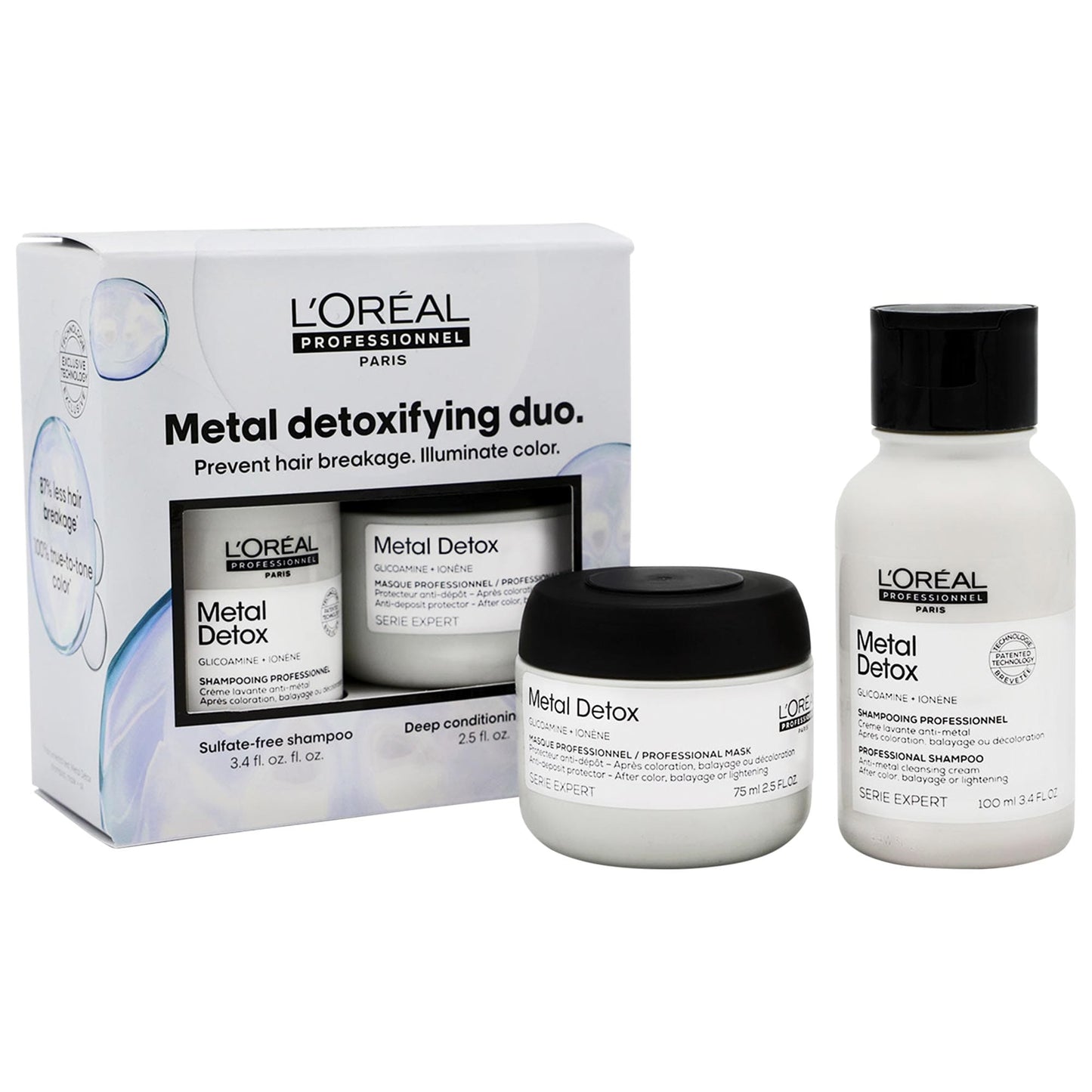Mini Metal Detox Shampoo & Hair Mask Starter Set