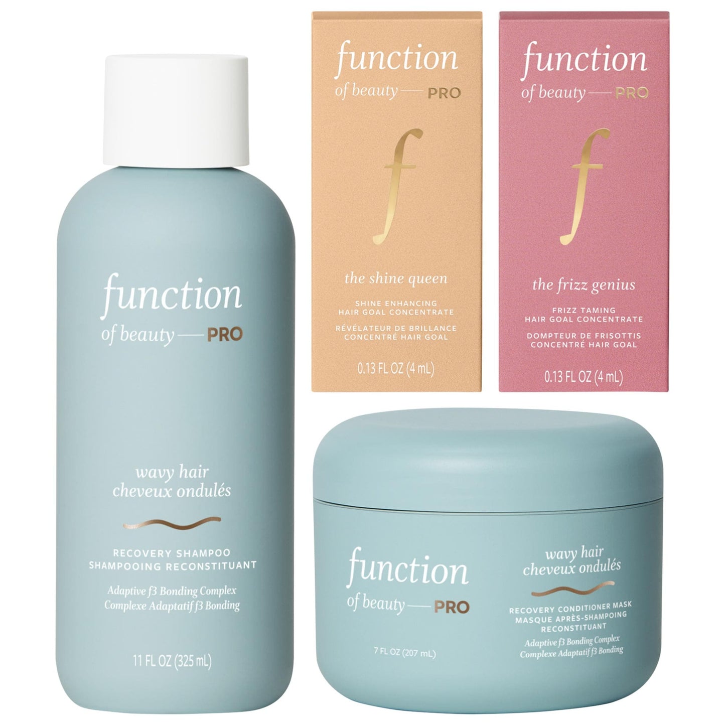 Wavy Shampoo & Mask Value Set with Anti Frizz and Shine Boosters