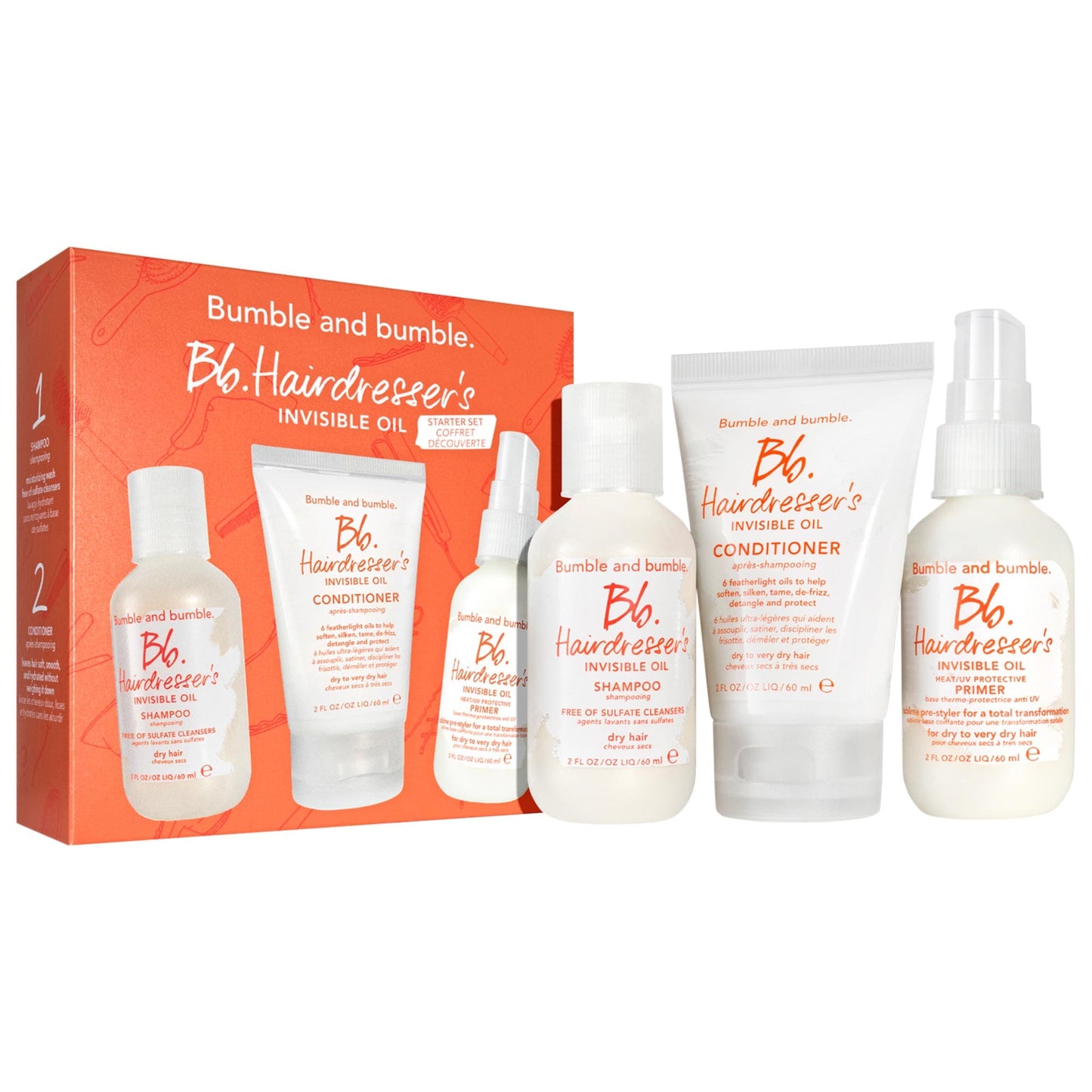 Hairdresser's Invisible Oil Starter Hair Set