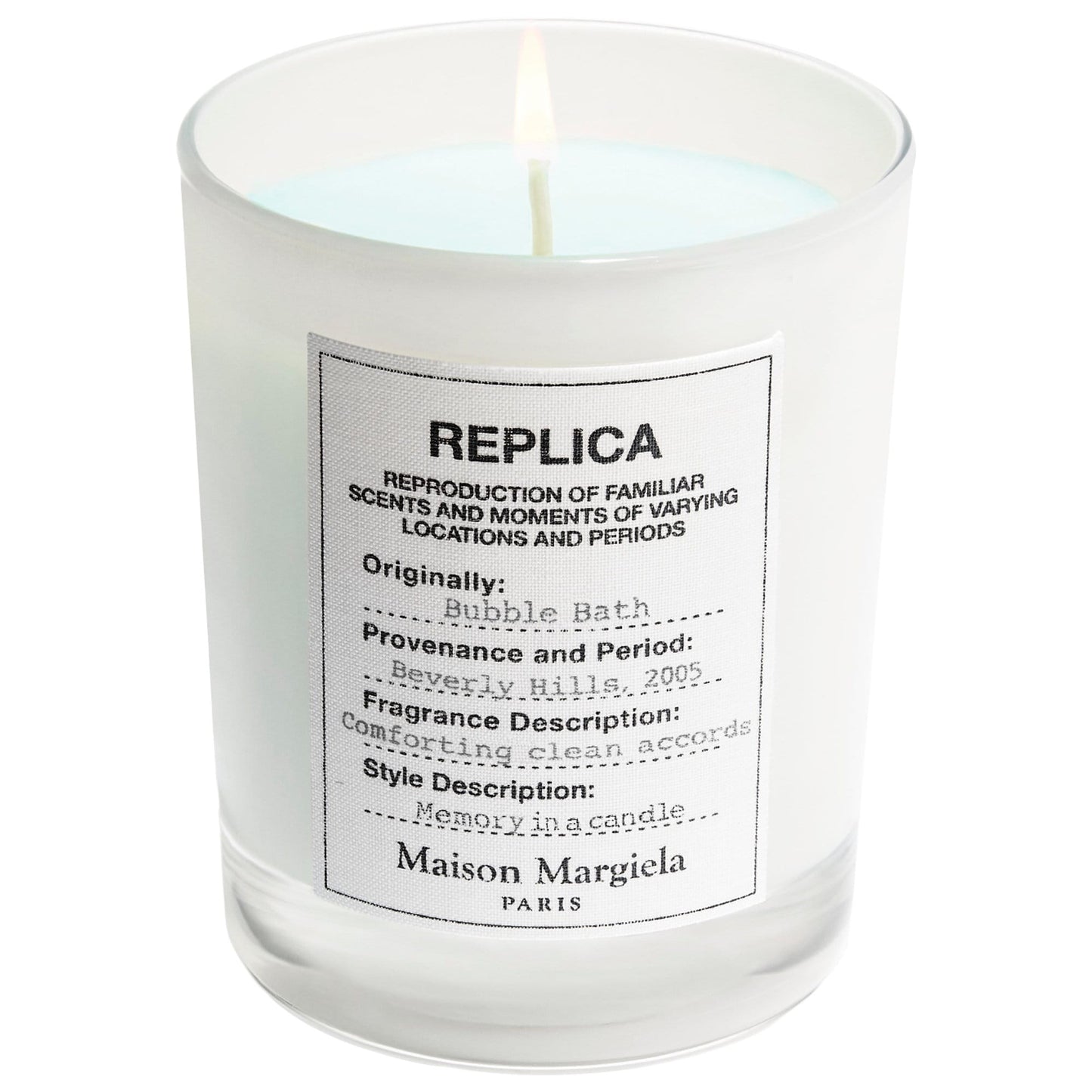 'REPLICA' Bubble Bath Scented Candle