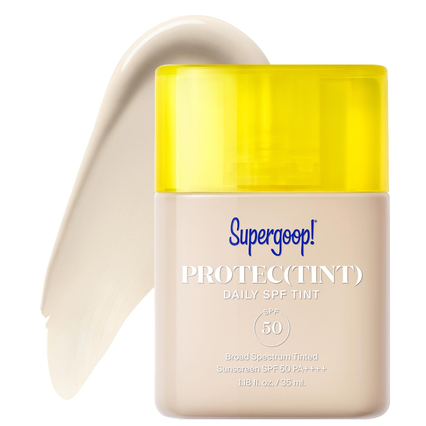 Protec(tint) Daily SPF Tint SPF 50 Sunscreen Skin Tint with Hyaluronic Acid and Ectoin