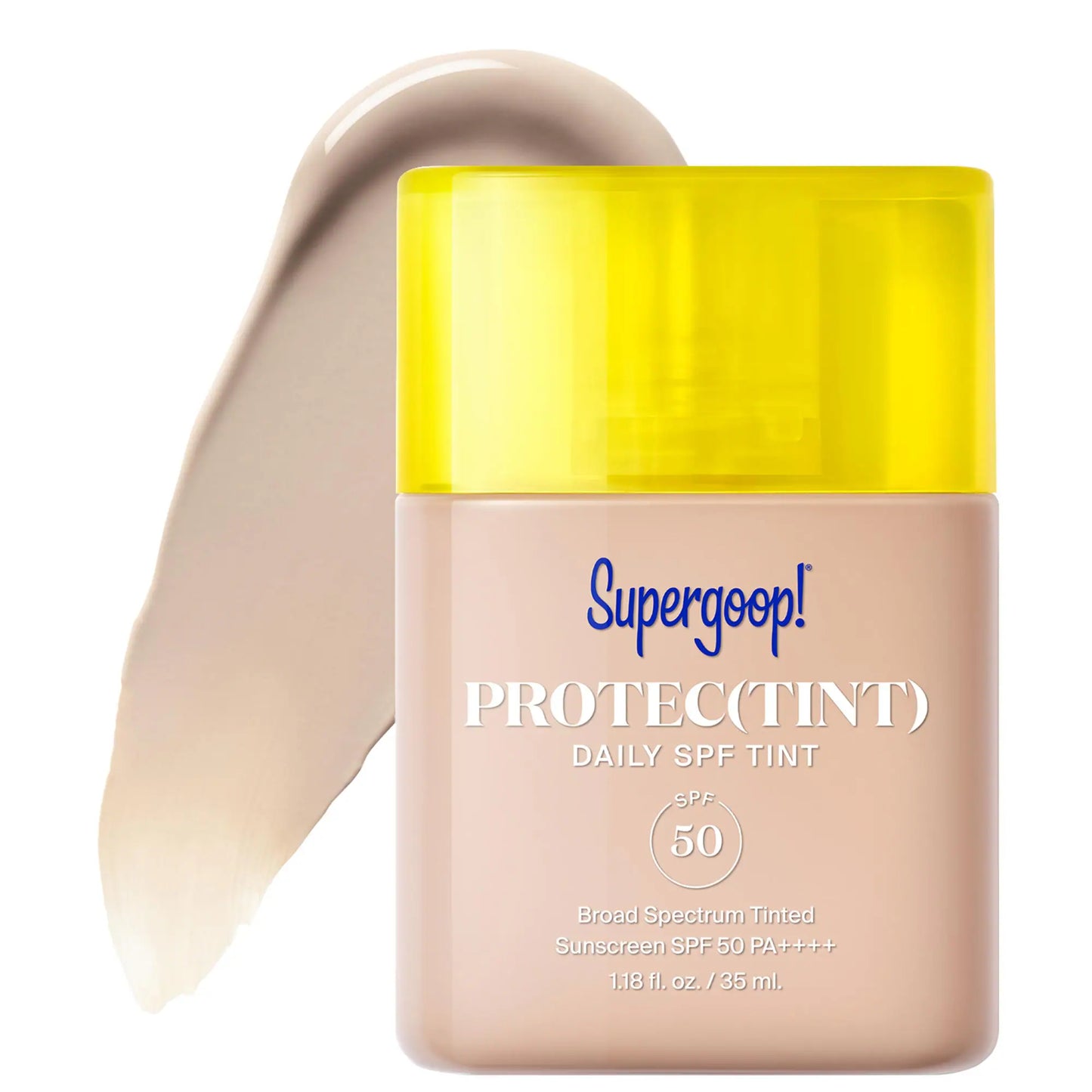 Protec(tint) Daily SPF Tint SPF 50 Sunscreen Skin Tint with Hyaluronic Acid and Ectoin