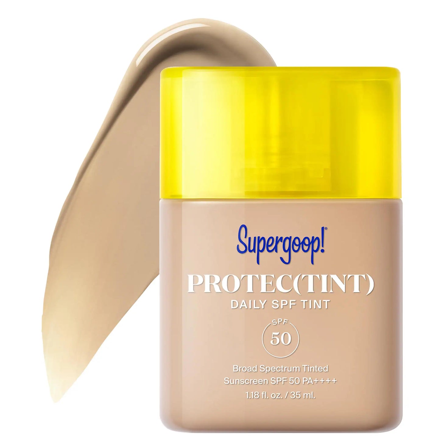 Protec(tint) Daily SPF Tint SPF 50 Sunscreen Skin Tint with Hyaluronic Acid and Ectoin