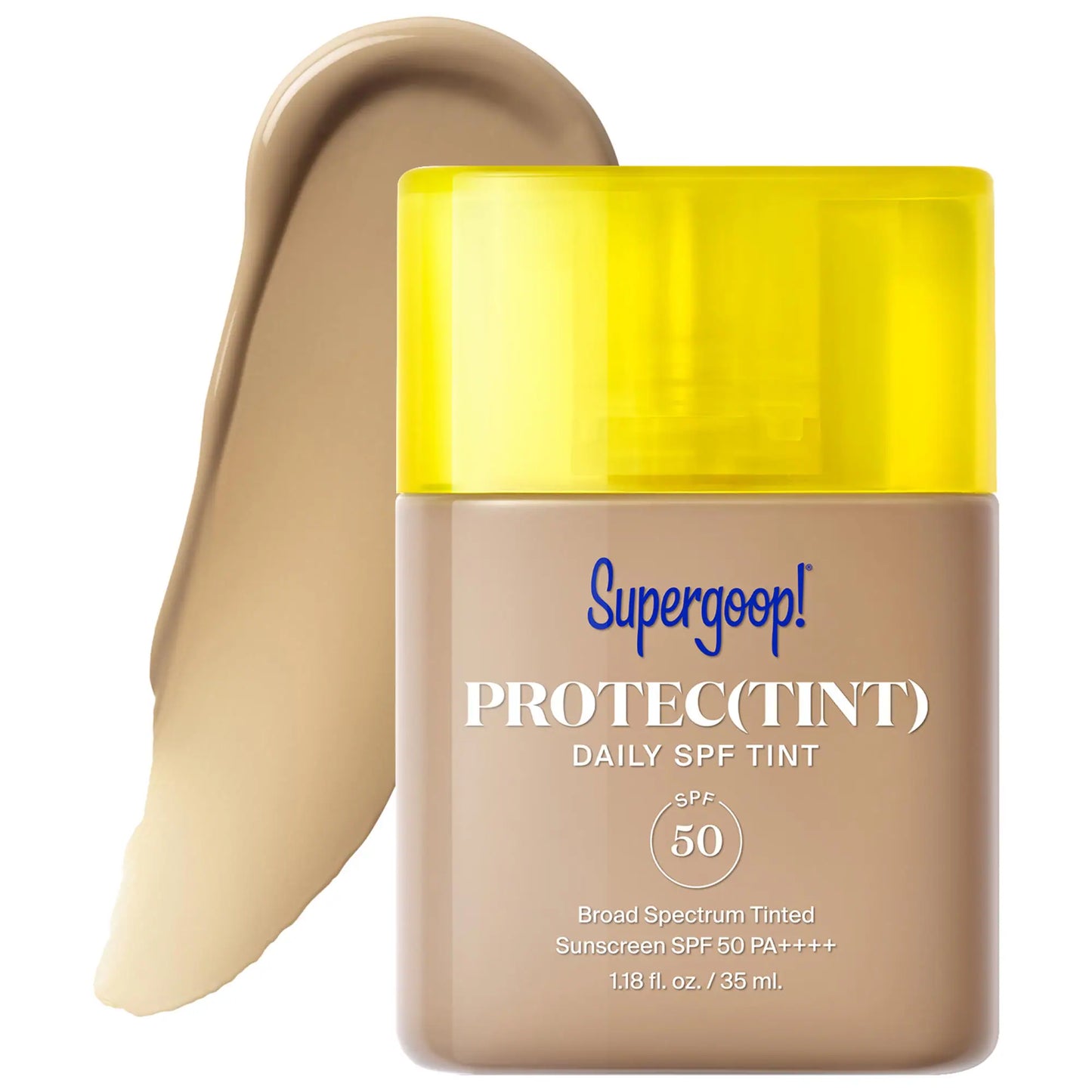 Protec(tint) Daily SPF Tint SPF 50 Sunscreen Skin Tint with Hyaluronic Acid and Ectoin