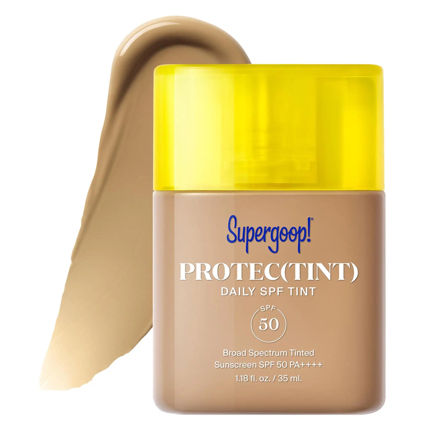 Protec(tint) Daily SPF Tint SPF 50 Sunscreen Skin Tint with Hyaluronic Acid and Ectoin