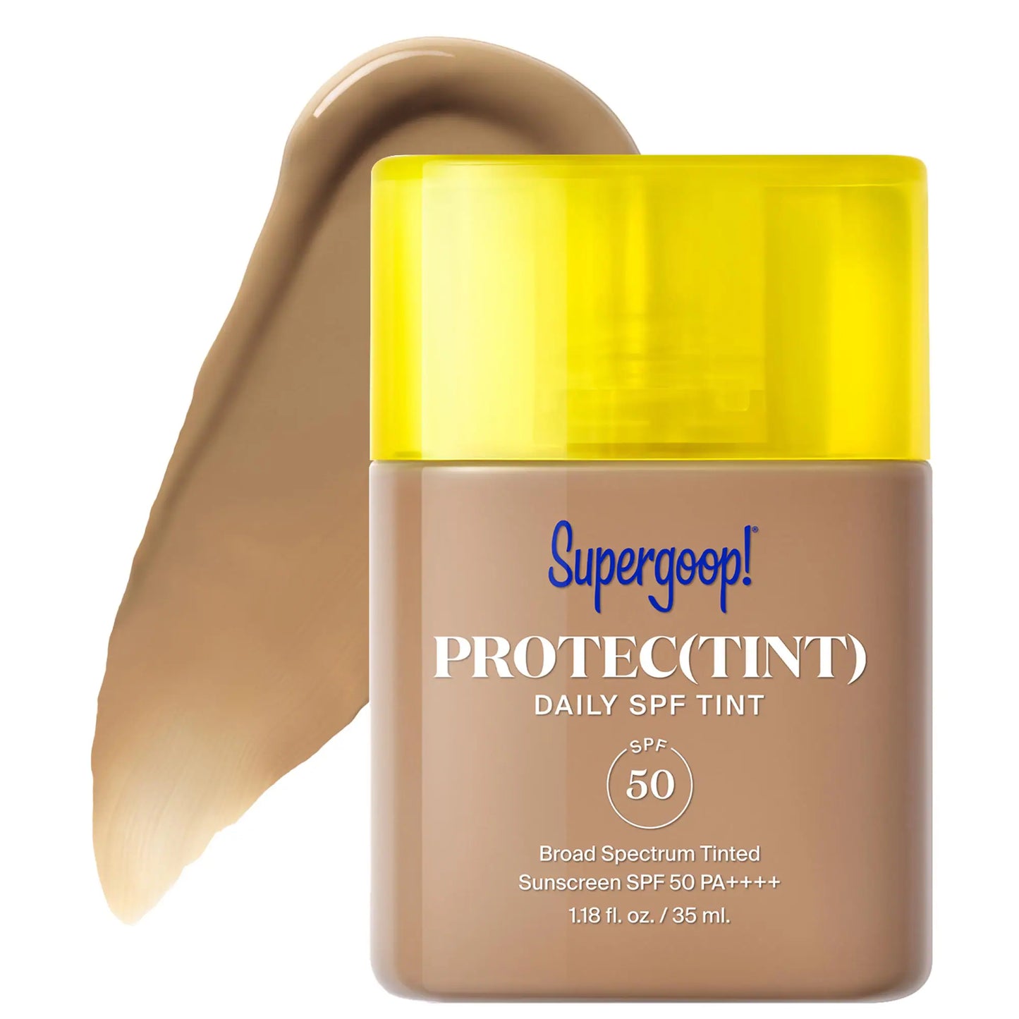 Protec(tint) Daily SPF Tint SPF 50 Sunscreen Skin Tint with Hyaluronic Acid and Ectoin