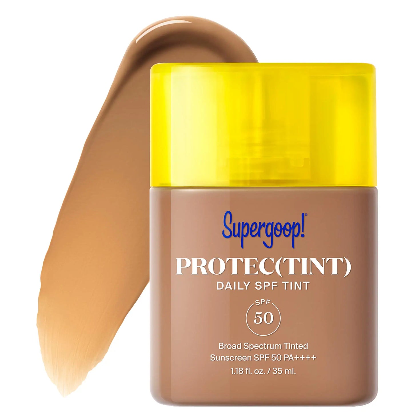 Protec(tint) Daily SPF Tint SPF 50 Sunscreen Skin Tint with Hyaluronic Acid and Ectoin